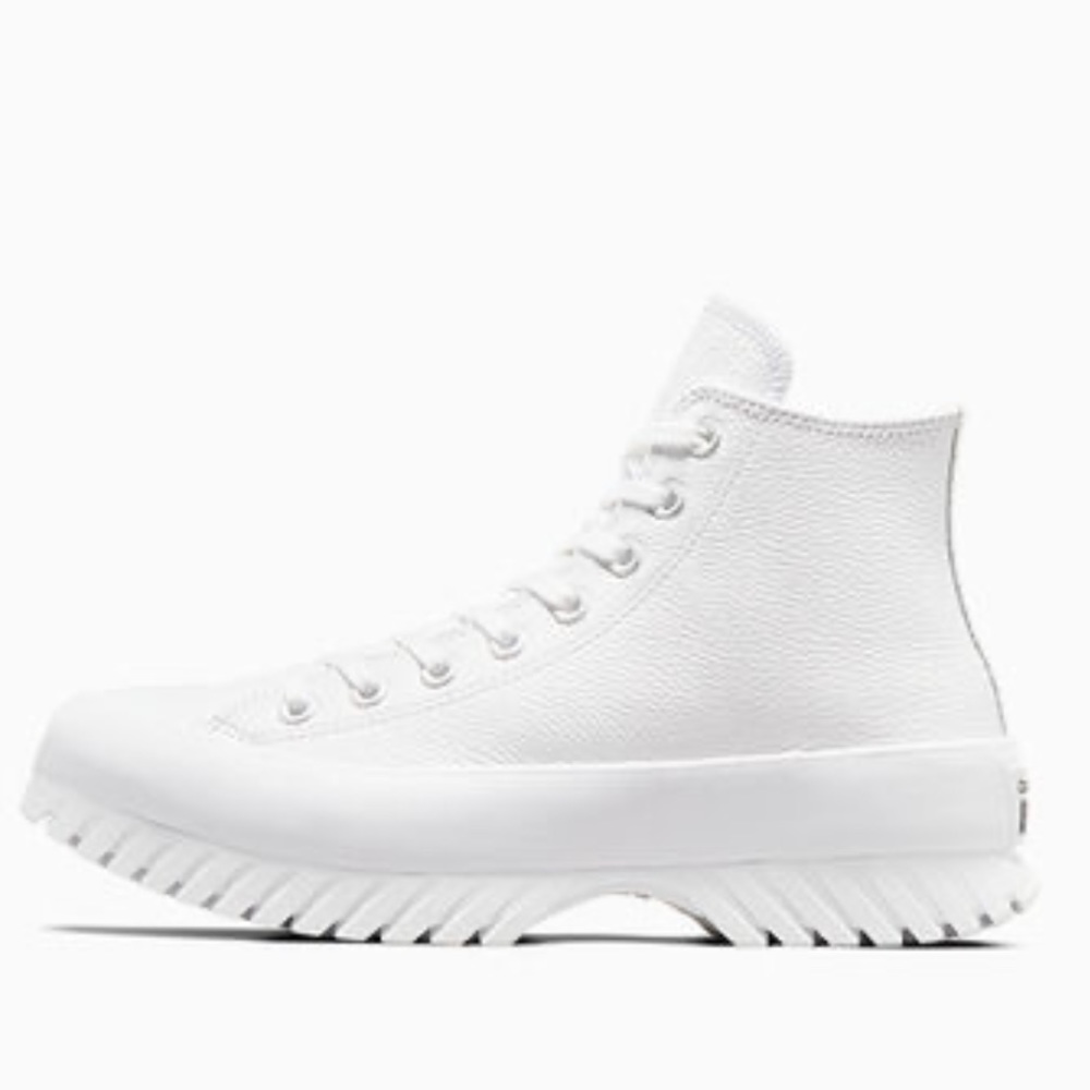 Converse White Genuine Leather Chuck Taylor All Star Lugged 2.0 - Picture 8 of 8